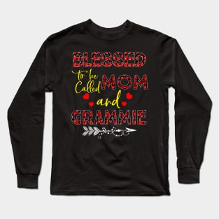 Blessed To be called Mom and grammie Long Sleeve T-Shirt